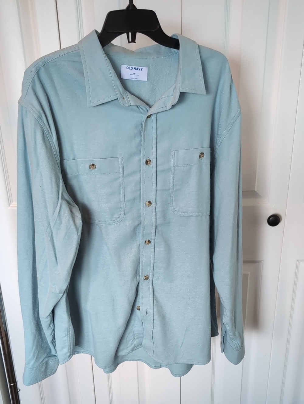 Old Navy Men’s Pale Blue Button-Down Shirt